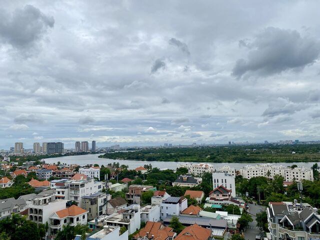 View of the Saigon River from Thảo Điền