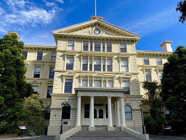 Old Government Building, constructed 1876 (now home to the Victoria University of Wellington Faculty of Law)