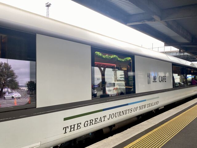 The Northern Explorer at Wellington Railway Station
