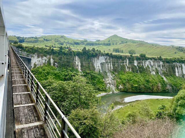 Crossing the South Rangitīkei Viaduct