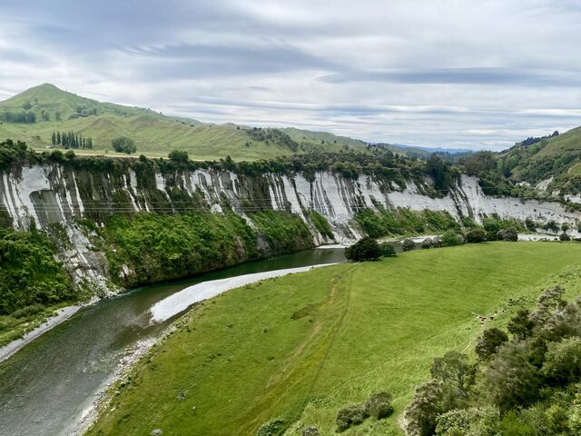 View from the South Rangitīkei Viaduct which crosses the Rangitīkei River