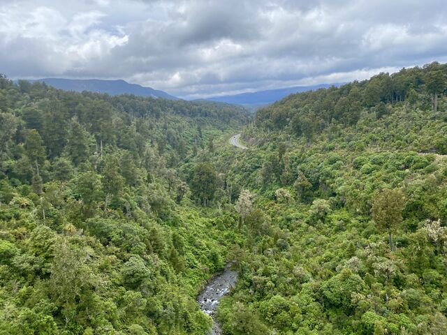 View of the Makatote River from the Makatote Viaduct 