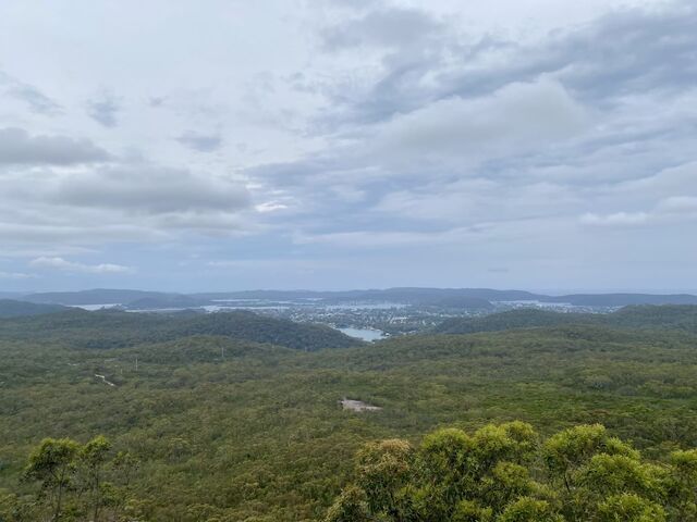 View from the summit of Mt Wondabyne