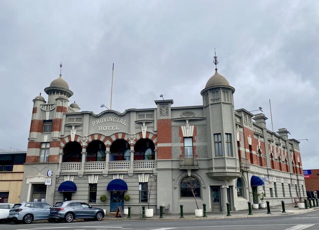 The Art Nouveau Provincial Hotel, constructed 1909