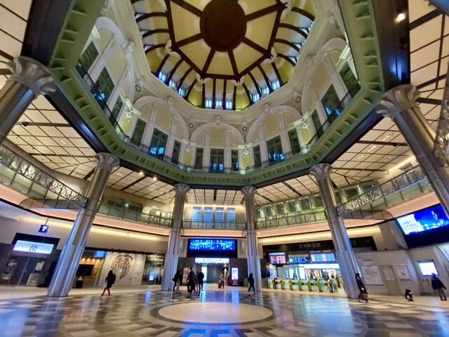 Reconstructed roof dome, Marunouchi exit 