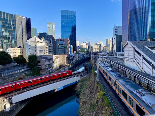 View from the Hijiri-bashi Bridge