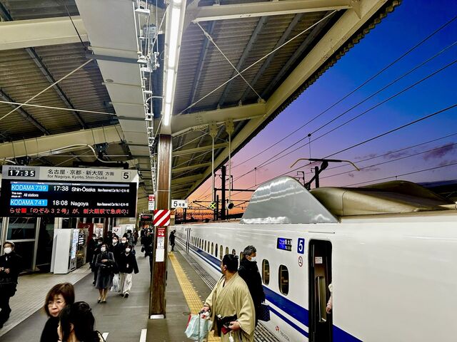 Tōkaidō Shinkansen at Kakegawa Station