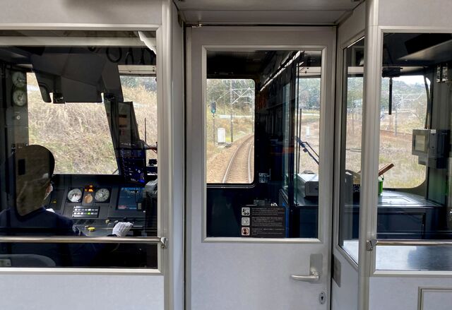 View of the driver's cabin