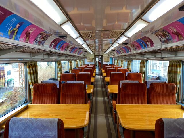 On board the train