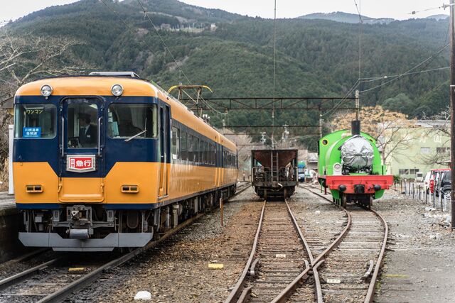 One of Thomas' friends hibernating for the winter at Ieyama Station