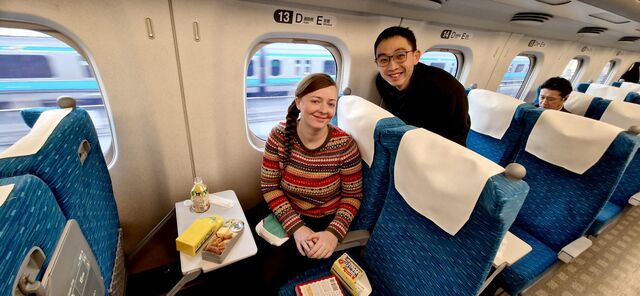 On Board the Tōkaidō Shinkansen