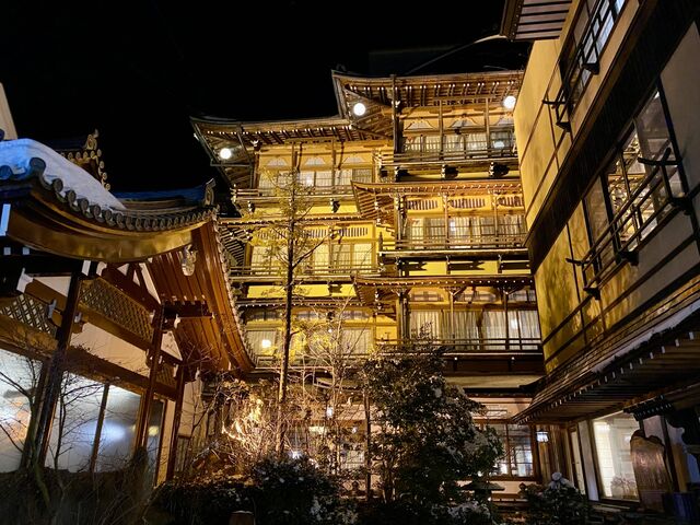 Shibu Onsen at night