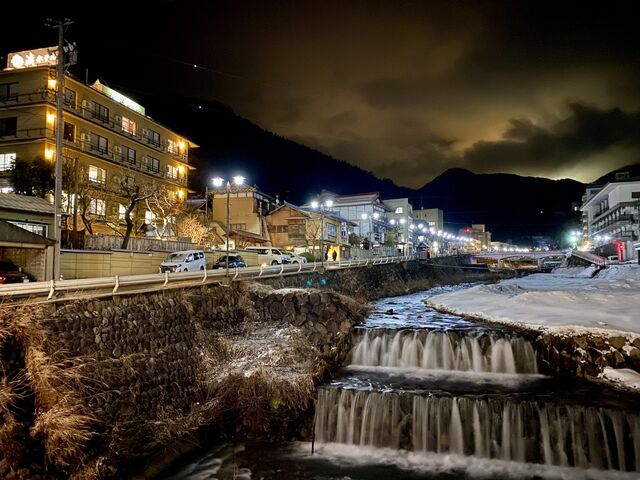 Shibu Onsen at night