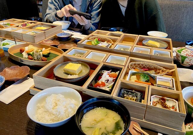 Breakfast at Shima Onsen