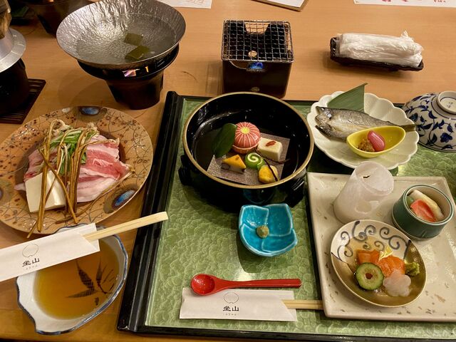 Dinner at Zazan Minakami