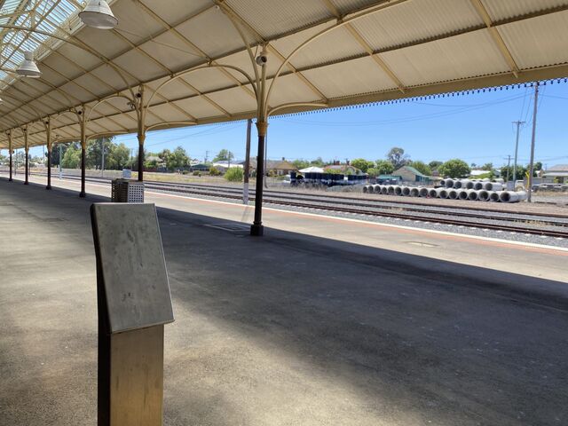 Missing Myki reader at Maryborough Station