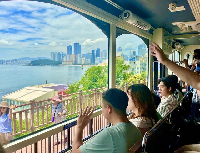 Views from the Haeundae Beach Train