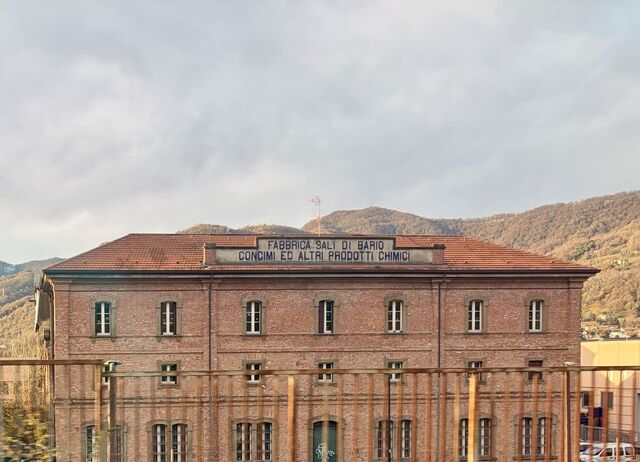 Abandoned barium salt factory in Calolziocorte