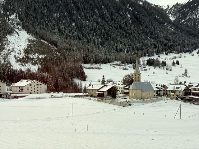 Reformed Church Bergün, constructed 1188