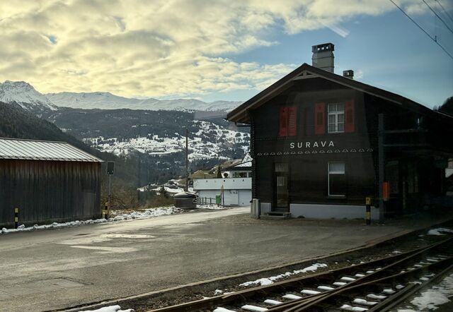 Surava Station, opened 1903