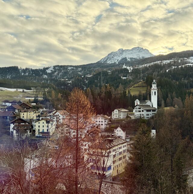 St Stefan's Catholic Church, Tiefencastel, first mentioned in 1343