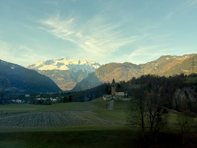 St Cassian Burial Church, Sils im Domleschg, constructed 8th Century