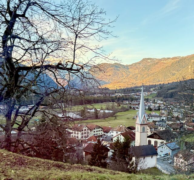 Reformed Church, Sils im Domleschg, constructed 1619