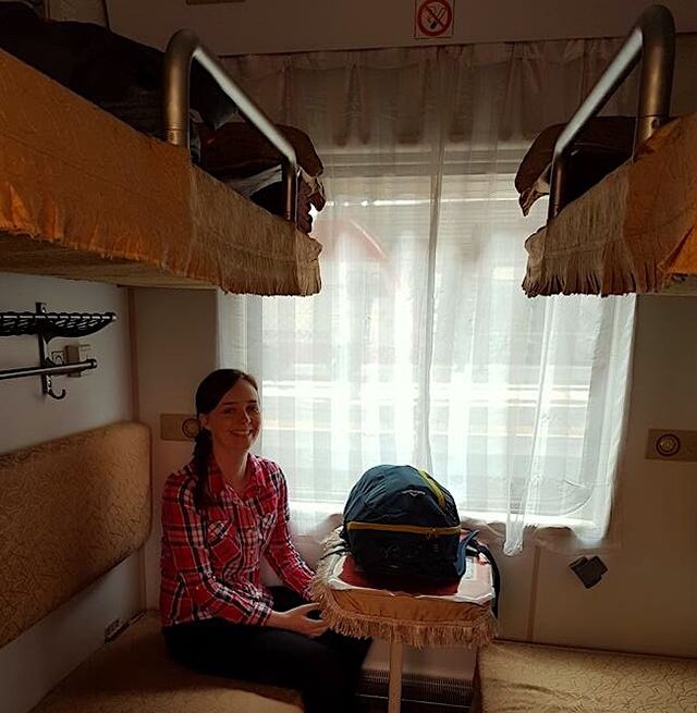 Jackie on the Trans-Siberian Railway (2017)