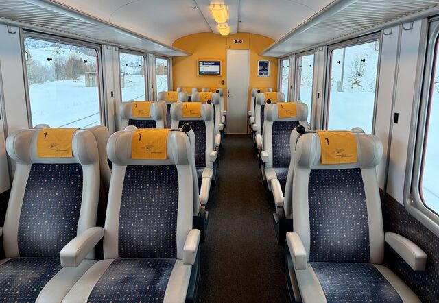 Empty First-Class Carriages