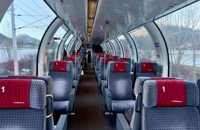 Empty First-Class Carriages